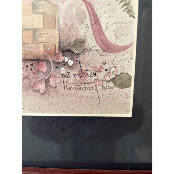 Pat Richter Print Titled “Canterbury Rose” - Picture 2 of 2